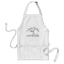 I Love Kiddie Cocktails aprons by PartyGuy I Love Kiddie Cocktails aprons