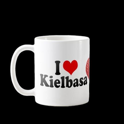 I Love Kielbasa Mug