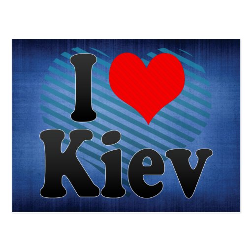 I Love Kiev, Ukraine Postcard