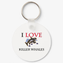 I Love Killer Whales keychains by tshirtshirts I Love Killer Whales keychains