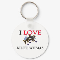I Love Killer Whales keychains by tshirtshirts I Love Killer Whales keychains