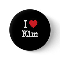 I love Kim heart custom personalized buttons by funnycustomtshirts I love Kim heart custom personalized buttons