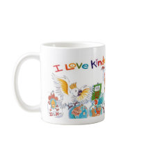 I Love Kindergarten mugs