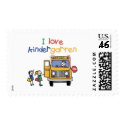 I Love Kindergarten postage