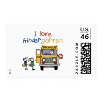 I Love Kindergarten postage by schoolteacher I Love Kindergarten postage