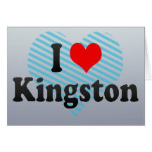 I Love Kingston, Jamaica Cards