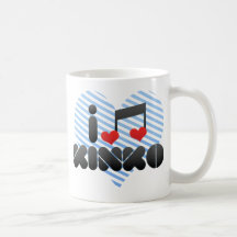 I Love Kinko Coffee Mug