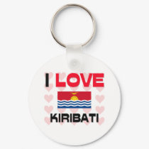I Love Kiribati keychains