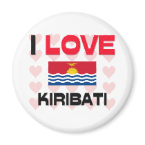 I Love Kiribati magnets by tshirtshirts I Love Kiribati magnets