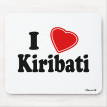 I Love Kiribati mousepads