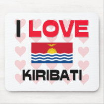 I Love Kiribati mousepads