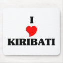 I Love Kiribati mousepads