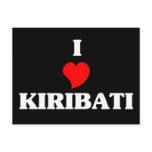 I Love Kiribati Post Card