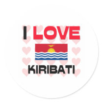 I Love Kiribati stickers