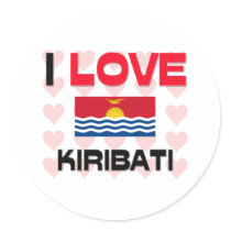 I Love Kiribati stickers