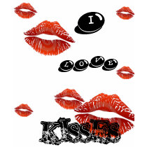 I Love Kisses t-shirts