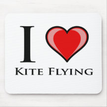 I Love Kite Flying Mousepad