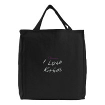 I Love Kitties Embroidered Bag embroidered bags