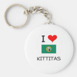 I Love Kittitas Washington Keychain