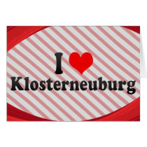 I Love Klosterneuburg, Austria Card