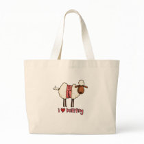 i love knitting tote bags