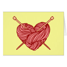 I Love Knitting Greeting Cards