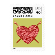 I Love Knitting stamp