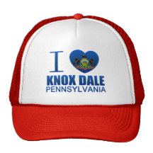 I Love Knox Dale, PA Mesh Hat