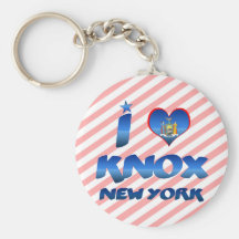 I love Knox, New York Keychains