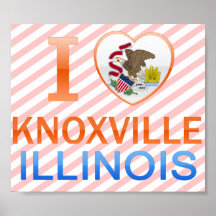 I Love Knoxville, IL Print