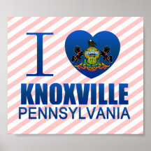 I Love Knoxville, PA Print