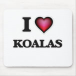 I Love Koalas Mouse Pad