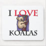 I Love Koalas Mouse Mat