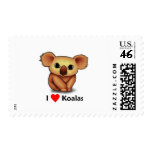I love Koalas Postage Stamp