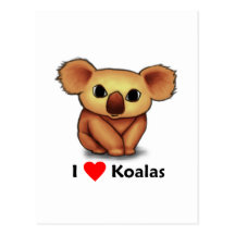 I love Koalas Postcard