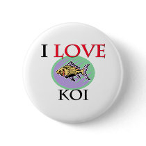 I Love Koi buttons