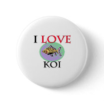 I Love Koi buttons