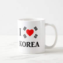I love korea mugs