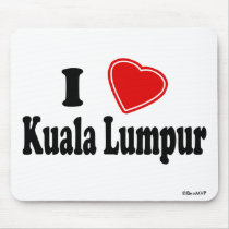 I Love Kuala Lumpur mousepads