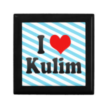 I Love Kulim, Malaysia Trinket Box