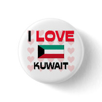 I Love Kuwait buttons by tshirtshirts I Love Kuwait buttons