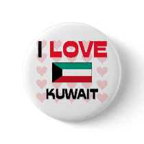 I Love Kuwait buttons by tshirtshirts I Love Kuwait buttons