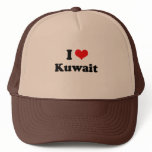 I LOVE KUWAIT hats