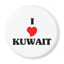 I Love Kuwait magnets by repofcountries I Love Kuwait magnets
