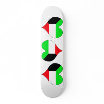 I Love Kuwait Skate Board Decks