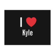 I love Kyle postcards by funnycustomtshirts I love Kyle postcards