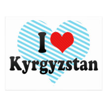 I Love Kyrgyzstan Post Cards