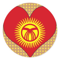 I Love Kyrgyzstan Sticker