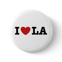 I Love LA buttons by magarmor I Love LA buttons