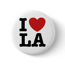 I Love LA Pinback Button